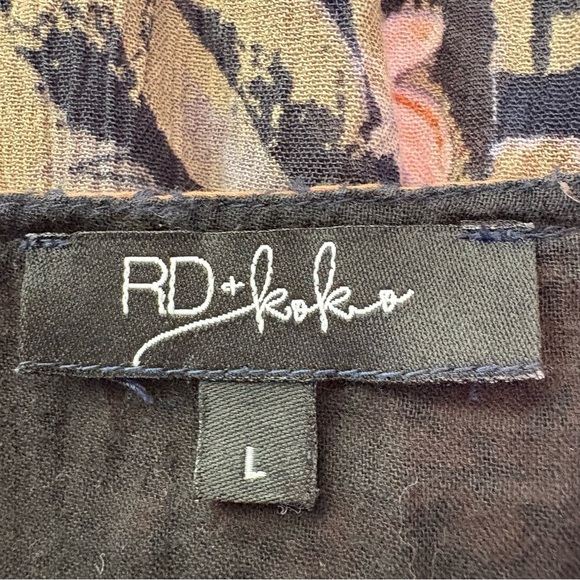 Anthropologie Boho Patchwork Embroidered Blouse Balloon Sleeves size Large - Picture 6 of 10